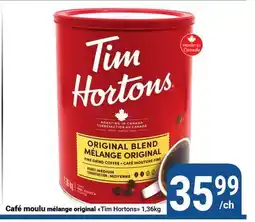 Pasquier Café moulu mélange original Tim Hortons offer