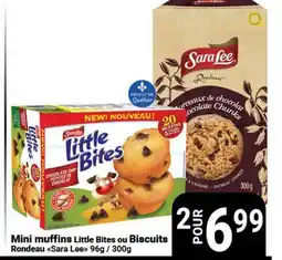 Pasquier Mini muffins Little Bites ou Biscuits Rondeau Sara Lee offer