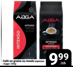 Pasquier Café en grains ou moulu espresso Agga offer