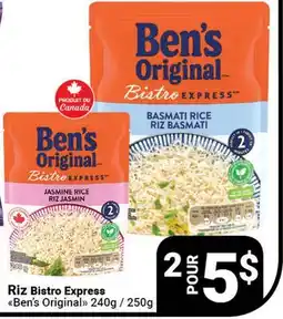 Pasquier Riz Bistro Express Ben's Original offer