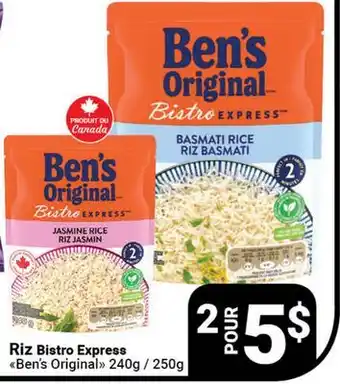 Pasquier Riz Bistro Express Ben's Original offer
