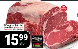 Pasquier Bifteck ou Rôti de faux-filet offer