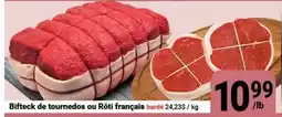 Pasquier Bifteck de tournedos ou Rôti français barbé offer