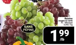 Pasquier Raisins rouges ou verts offer