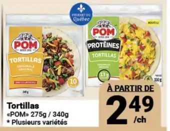 Pasquier Tortillas POM offer
