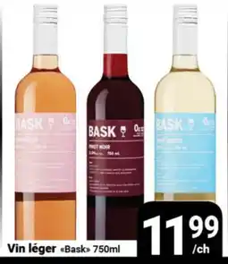 Pasquier Vin léger Bask offer