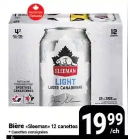 Pasquier Bière Sleeman offer