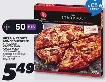 IGA STROMBOLI FROZEN THIN CRUST PIZZA offer