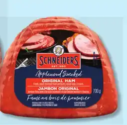 IGA SCHNEIDERS SMOKED HAM HALF offer