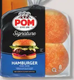 IGA POM SIGNATURE HAMBURGER BUNS offer