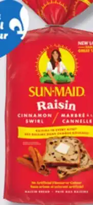 IGA SUN-MAID RAISIN BREAD offer