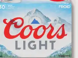 IGA COORS LIGHT BEER offer