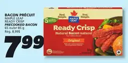 IGA BACON PRÉCUIT MAPLE LEAF READY CRISP offer