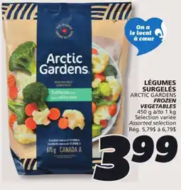 IGA ARCTIC GARDENS FROZEN VEGETABLES offer