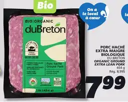 IGA DU BRETON ORGANIC GROUND EXTRA LEAN PORK offer