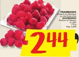 IGA RASPBERRIES offer