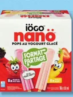 IGA IÖGO NANÖ FROZEN YOGURT BARS offer