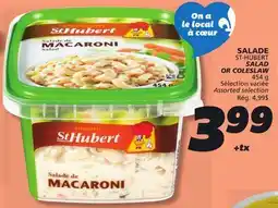 IGA ST-HUBERT SALAD OR COLESLAW offer