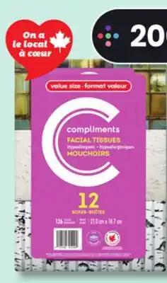 IGA COMPLIMENTS FACIAL TISSUES offer