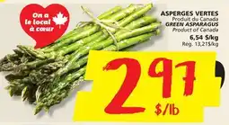 IGA GREEN ASPARAGUS offer