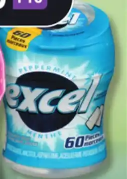 IGA EXCEL, JUICY FRUIT CHEWING GUM offer