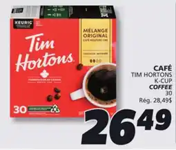 IGA TIM HORTONS K-CUP COFFEE offer