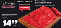 IGA STERLING SILVER FRESH BEEF FOR CHINESE FONDUE offer