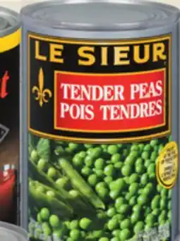 IGA LE SIEUR TENDER PEAS offer