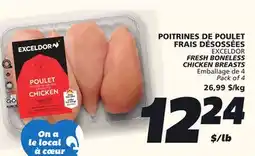 IGA EXCELDOR FRESH BONELESS CHICKEN BREASTS offer
