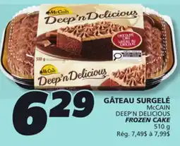 IGA McCAIN DEEP'N DELICIOUS FROZEN CAKE offer
