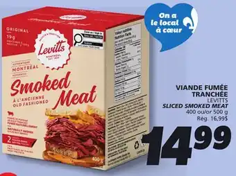 IGA LEVITTS SLICED SMOKED MEAT offer