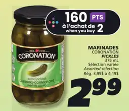 IGA CORONATION PICKLES offer