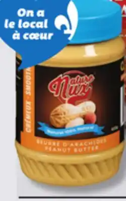 IGA NATURE NUX PEANUT BUTTER offer