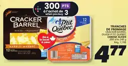 IGA CRACKER BARREL CHEESE SLICES offer