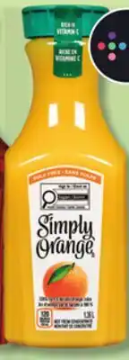 IGA SIMPLY REFRIGERATED ORANGE JUICE offer