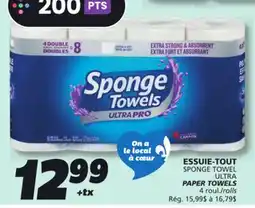 IGA SPONGE TOWEL ULTRA PAPER TOWELS offer
