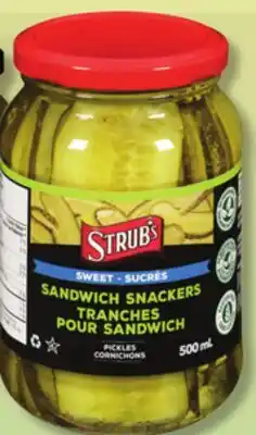 IGA STRUB'S PICKLED BEETS OR PICKLES offer