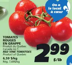 IGA RED VINE TOMATOES offer