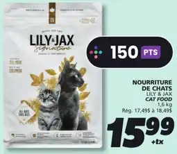 IGA LILY & JAX CAT FOOD offer