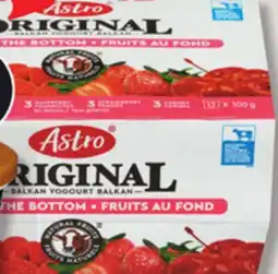 IGA ASTRO ORIGINAL YOGURT offer