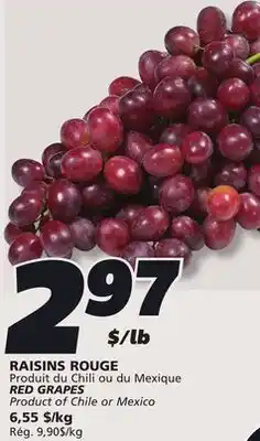 IGA RED GRAPES offer