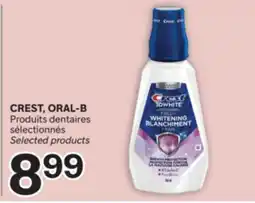 Brunet CREST, ORAL-B Produits dentaires sélectionnés offer