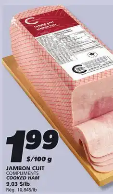 IGA COMPLIMENTS COOKED HAM offer