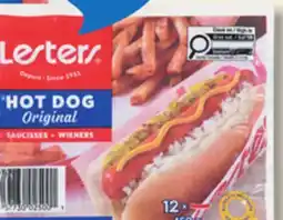IGA LESTERS WIENERS offer