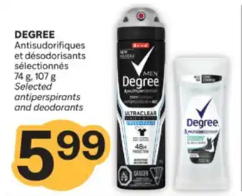 Brunet DEGREE Antisudorifiques et désodorisants sélectionnés offer