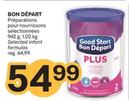 Brunet BON DÉPART Préparations pour nourrissons sélectionnées offer