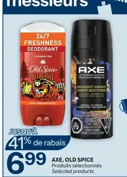 Brunet AXE, OLD SPICE Produits sélectionnés offer