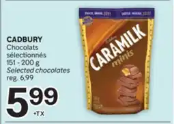 Brunet CADBURY Chocolats sélectionnés offer