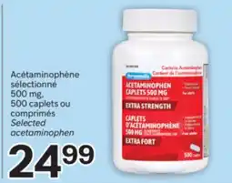 Brunet Acétaminophène sélectionné 500 mg, 500 caplets ou comprimés offer