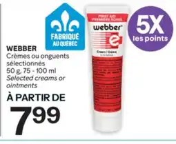 Brunet WEBBER Crèmes ou onguents sélectionnés offer